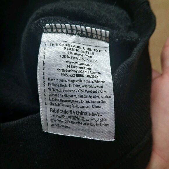 Cotton On Spice Girls Sweatshirt Small Black Crewneck Y2k Style - Picture 6 of 8